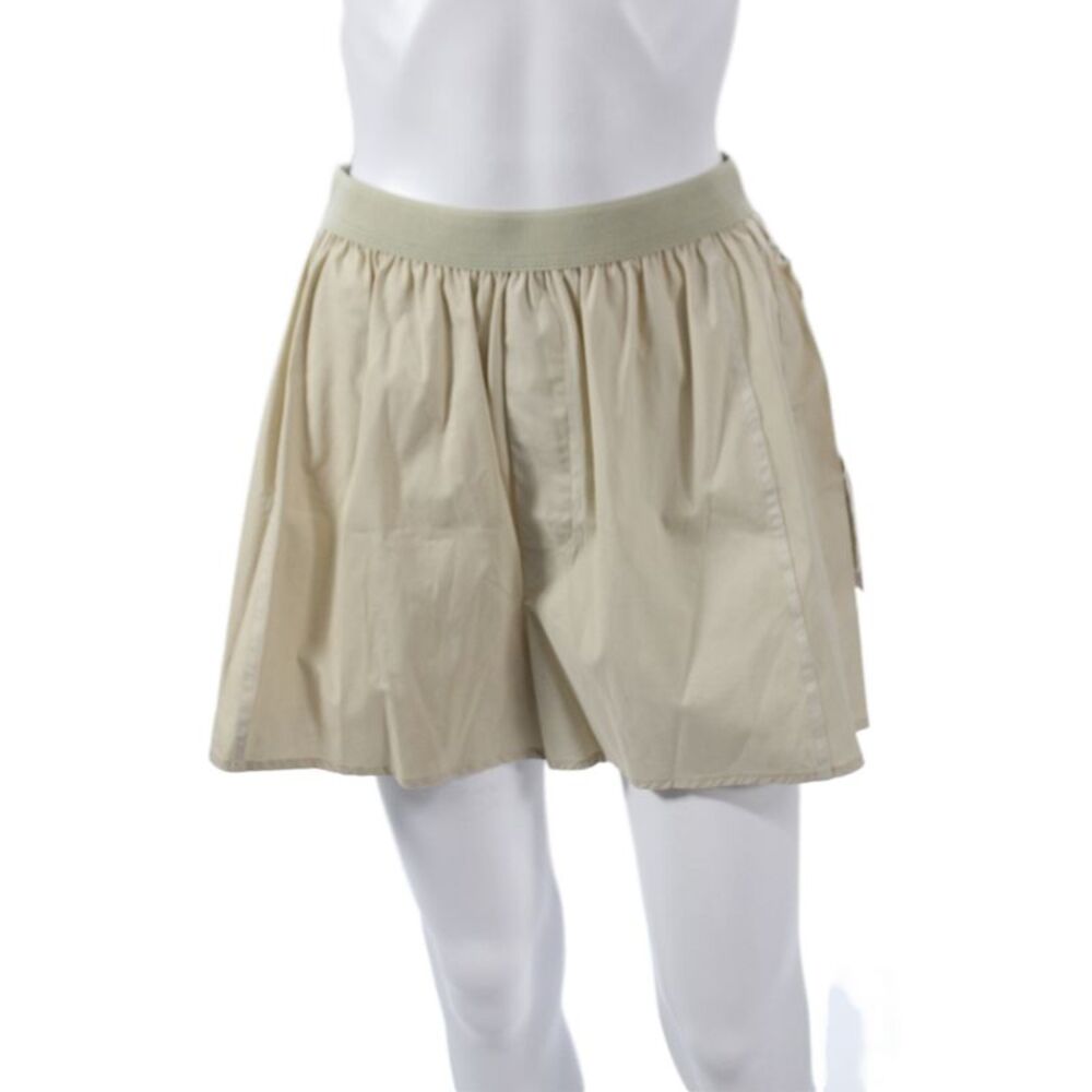 Riley Womens Casual Beige Cotton Pull On Shorts Size L